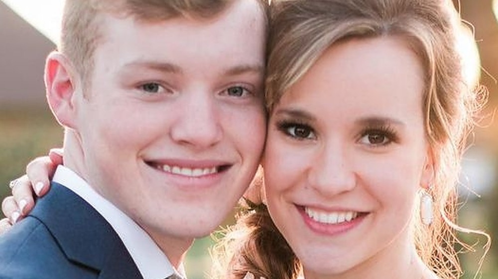 Justin and Clare Duggar smile