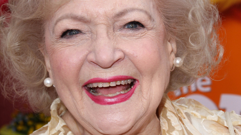 Betty White smiling 