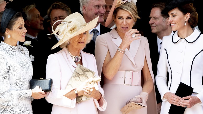 Queen Letizia, Queen Camilla, Queen Máxima, and Princess Catherine