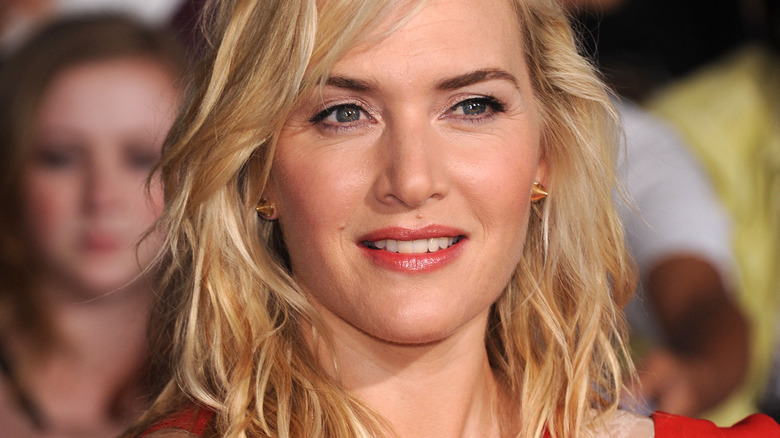 Kate Winslet smiles at camera