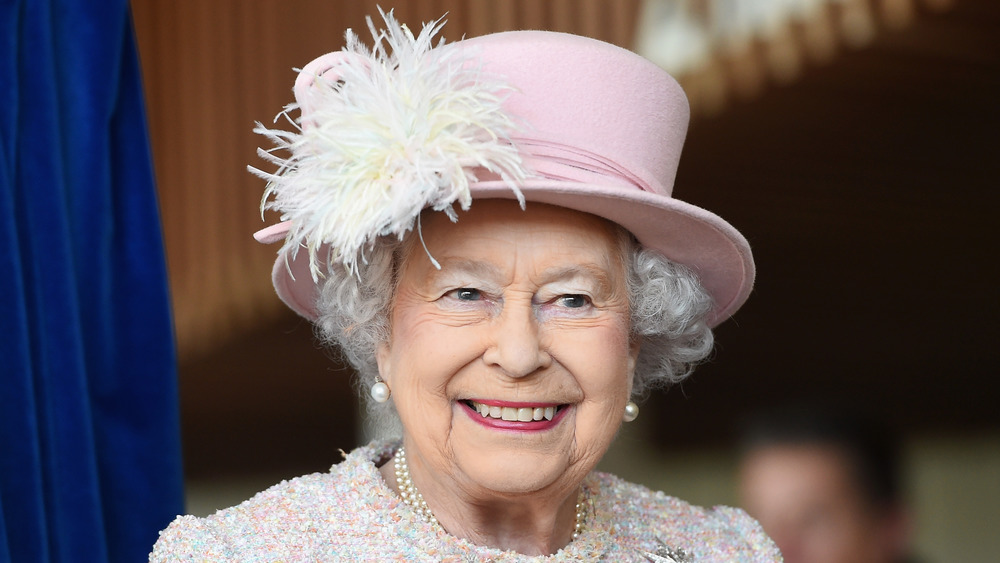 Queen Elizabeth wearing hat