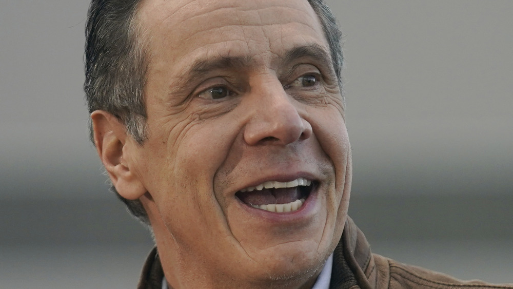 Gov. Andrew Cuomo visits a vaccination site