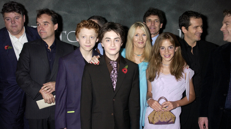 The "Harry Potter" cast attends the premiere of "Harry Potter and the Chamber of Secrets"