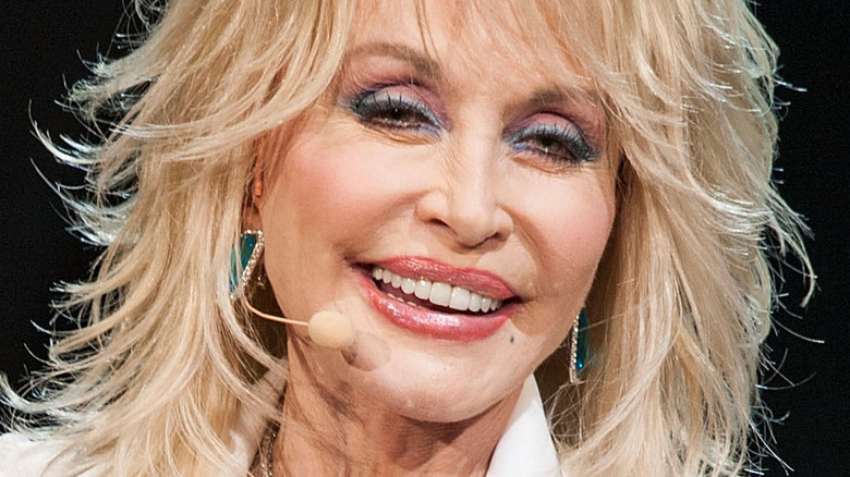 Dolly Parton performs onstage