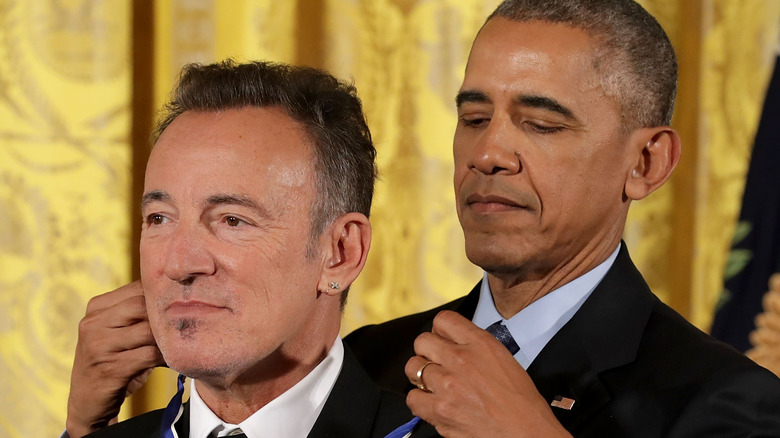 Barack Obama gives Bruce Springsteen Presidential Medal of Freedom