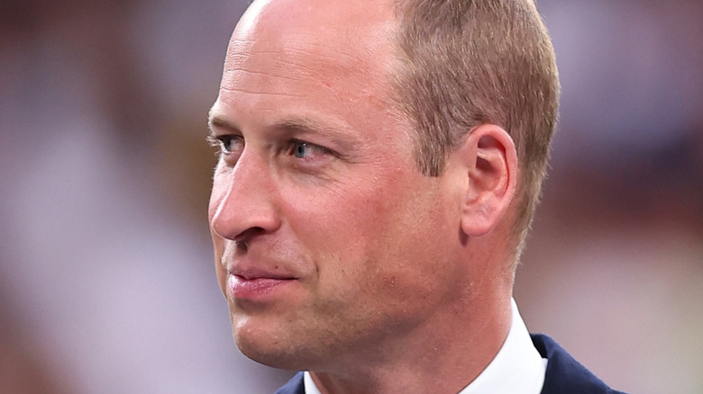 Prince William at the soccer game