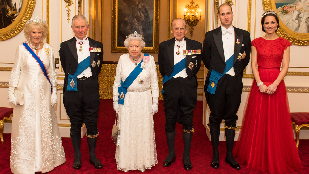 Queen Elizabeth II and family