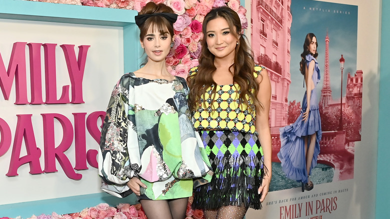 Lily Collins and Ashley Park