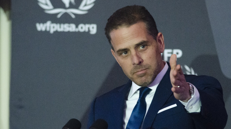 Hunter Biden makes speech