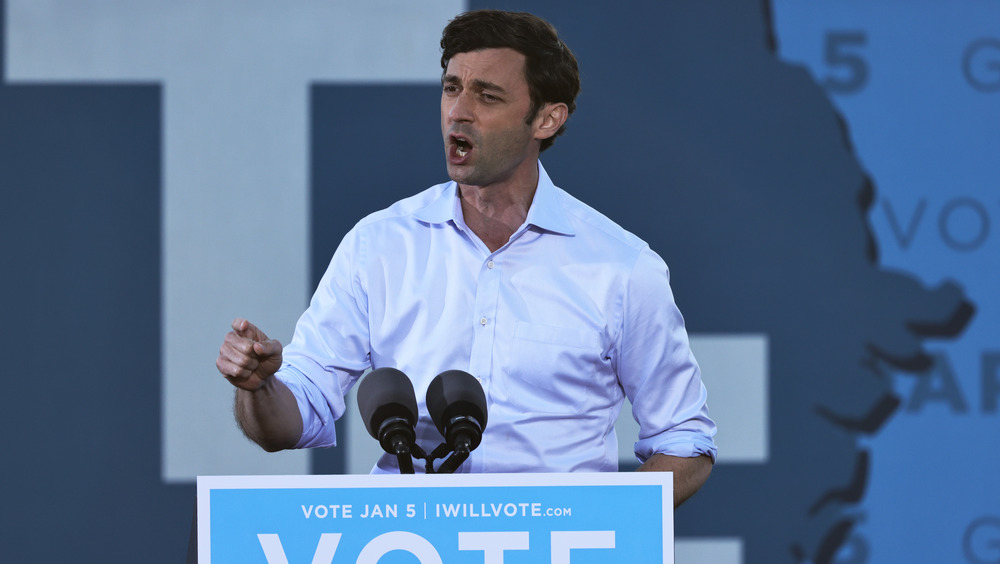 Jon Ossoff at voting rally