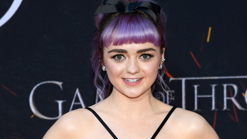 Maisie Williams on red carpet