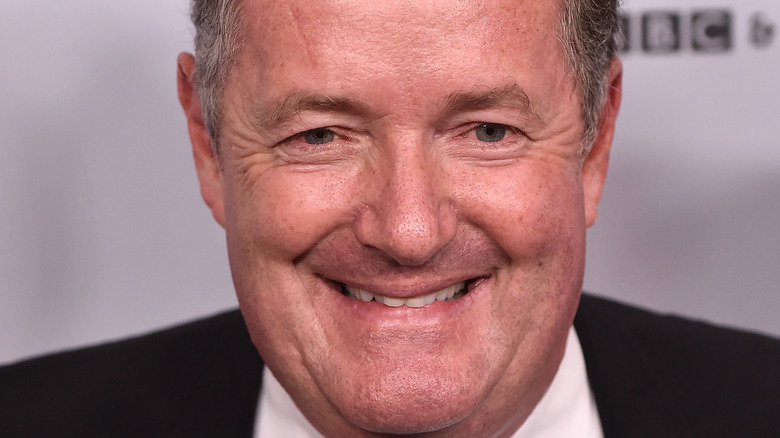 Piers Morgan smiling