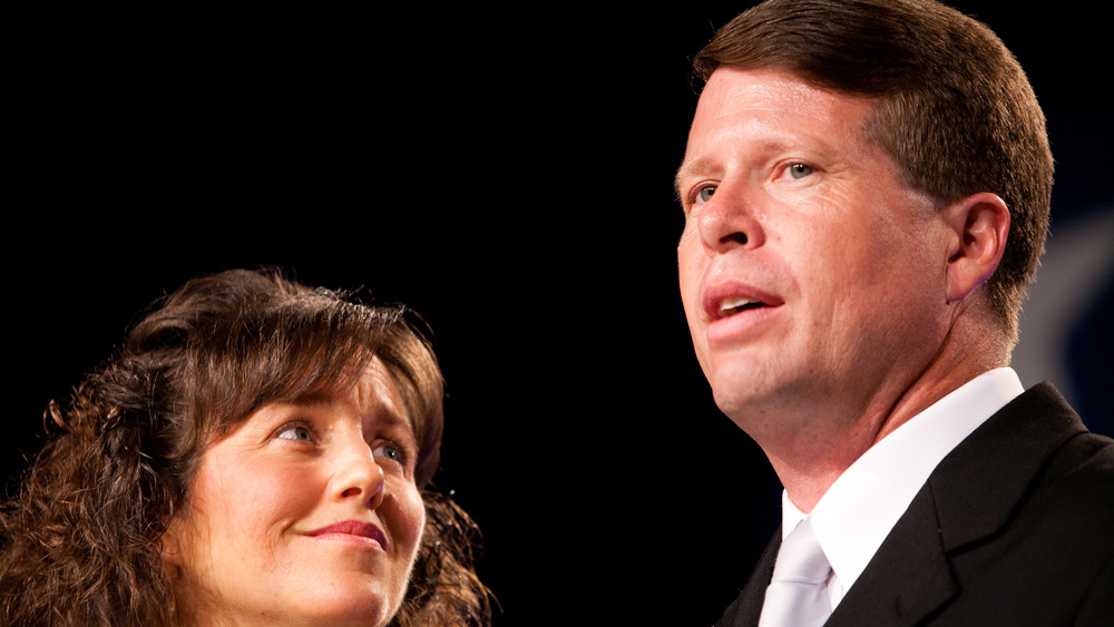 Jim Bob and Michelle Duggar smiling