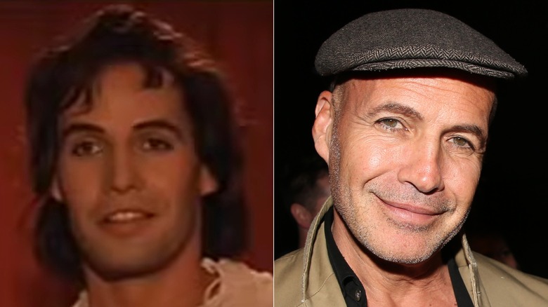 Split image of Billy Zane in "Tombstone" (left) and Billy Zane smiling in 2026 (right).