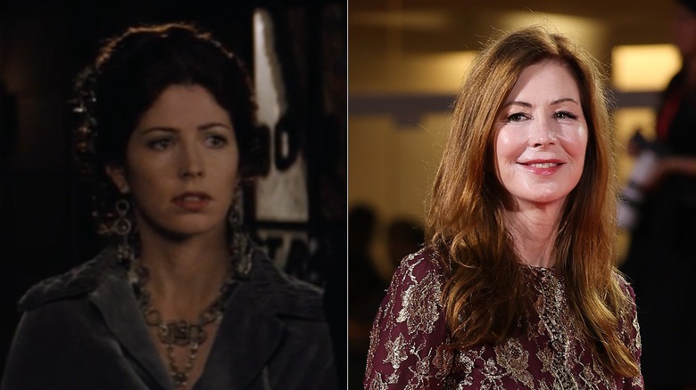 Split image of Dana Delany in "Tombstone" (left) and Dana Delany in 2026 (right).