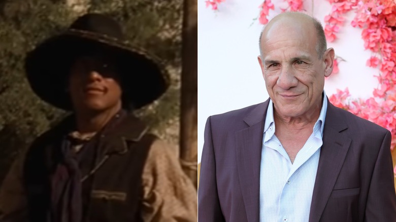 Split image of Paul Ben-Victor in "Tombstone" (left) and Paul Ben-Victor in 2026 (right).
