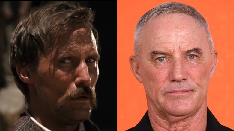 Split image of Robert John Burke in "Tombstone" (left) and Robert John Burke in 2026 (right).