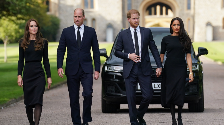 The Cambridges and Sussexes at Windsor Castle