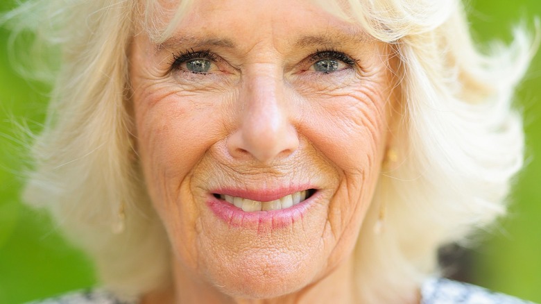 Camilla Parker Bowles smiling