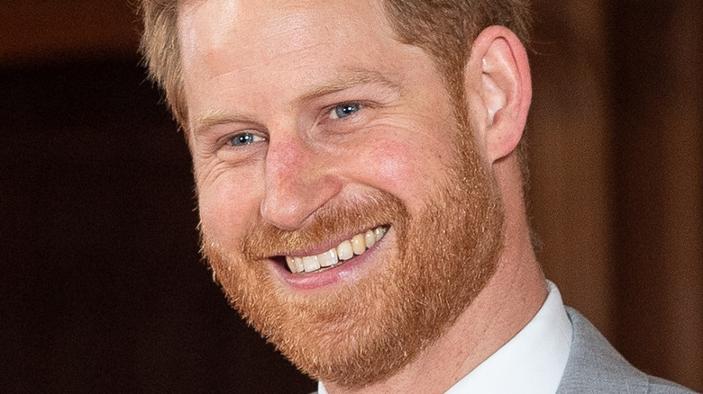 Prince Harry with Meghan Markle and son Archie.