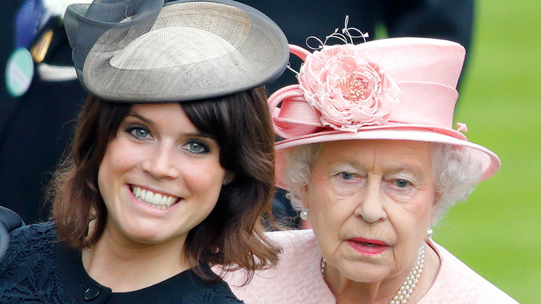 Princess Eugenie and Queen Elizabeth