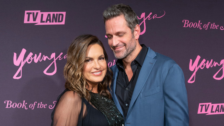 Mariska Hargitay and Peter Hermann at the Season 6 "Younger" premiere party