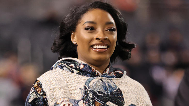Simone Biles smiling