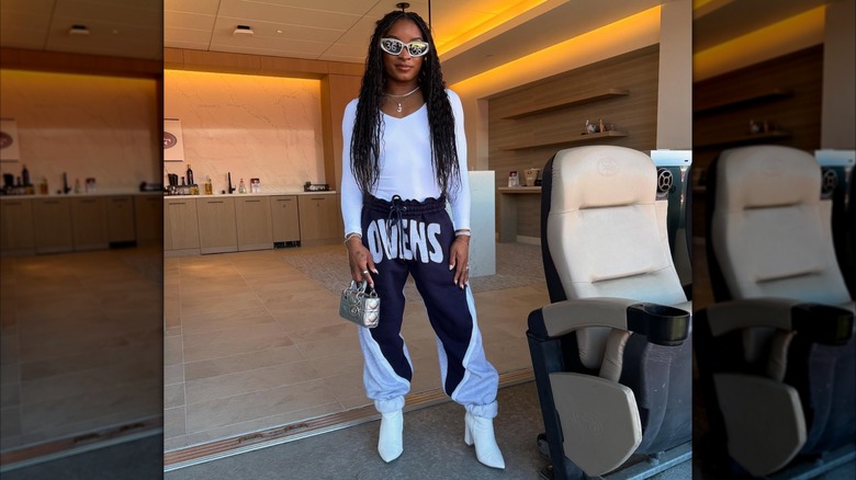 Simone Biles posing