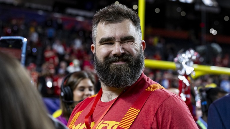 Jason Kelce smiling