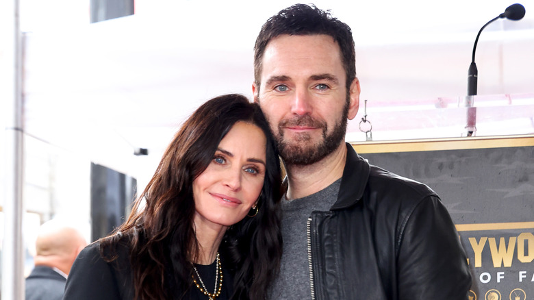 Courteney Cox with Johnny McDaid