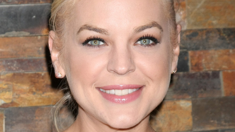 Kirsten Storms who plays Maxie Jones on General Hospital smiling at an event