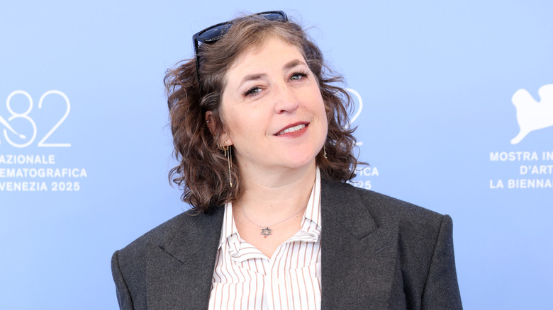 Mayim Bialik at the "Father Mother Sister Brother" photocall