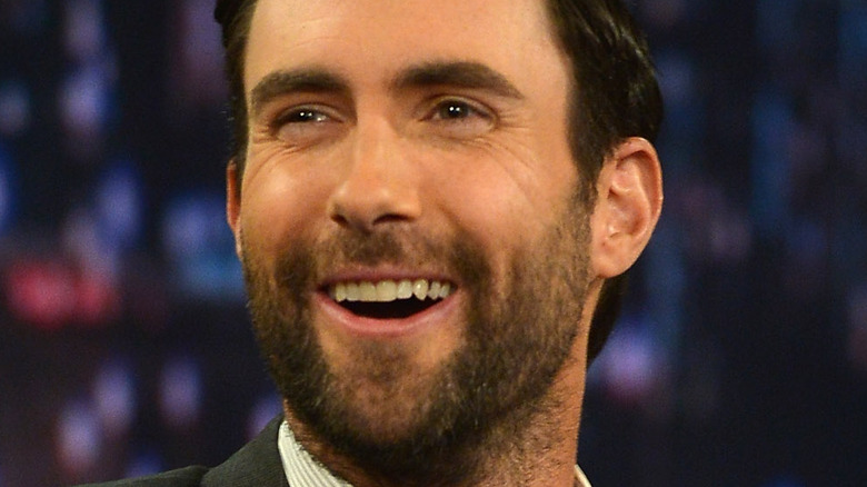 Adam Levine on late night show