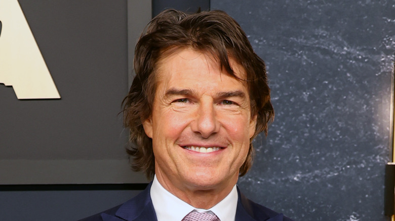 Tom Cruise smiling in 2023