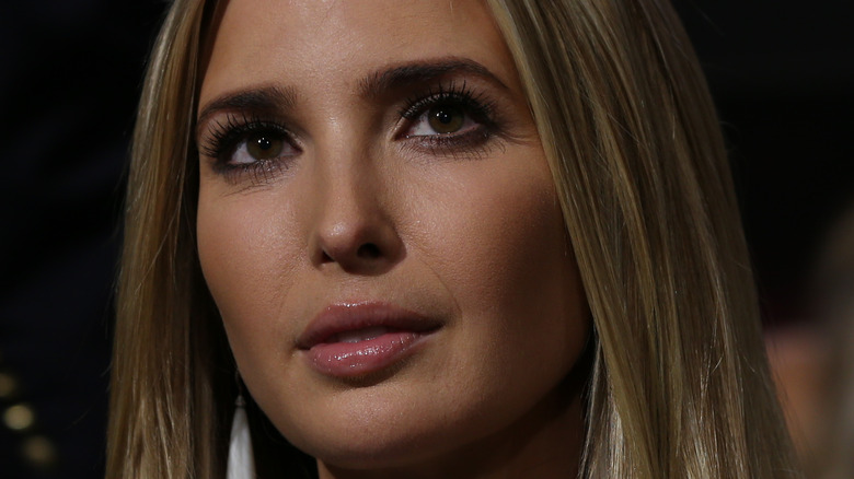 Ivanka Trump looking serious