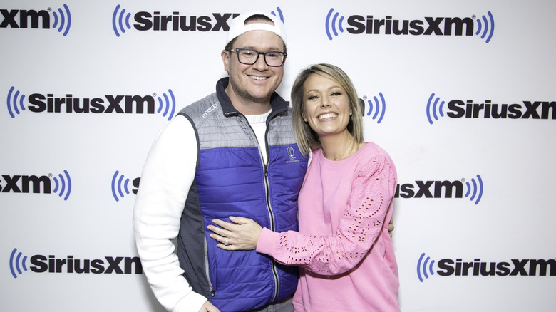 Dylan Dreyer and Brian Fichera on the SeriusXM red carpet
