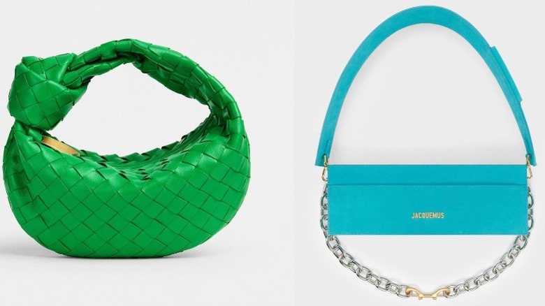 Two different pochette bags