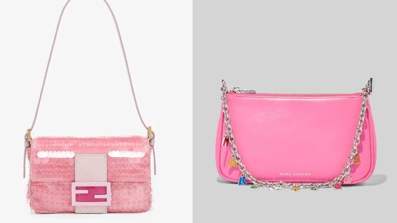 Two different pochette bags