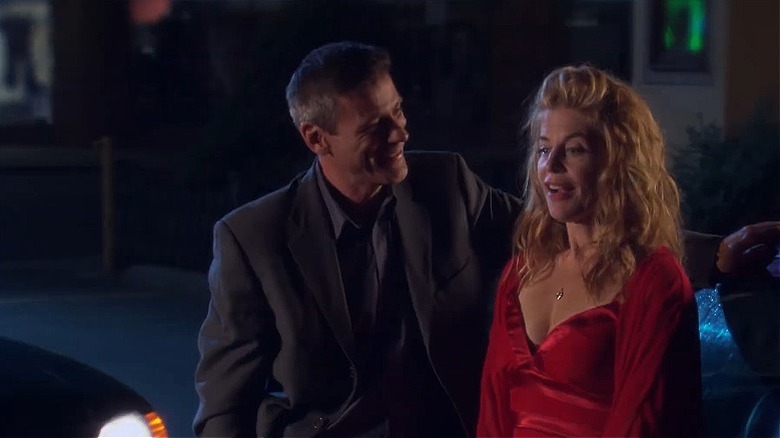 Rob Stewart and Linda Hamilton in "Home By Christmas."