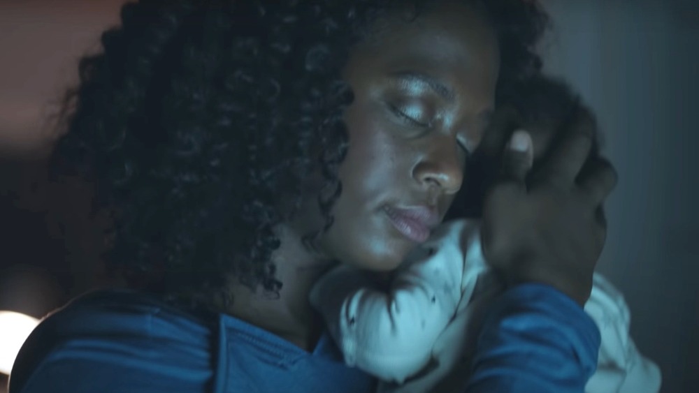 Black woman tired