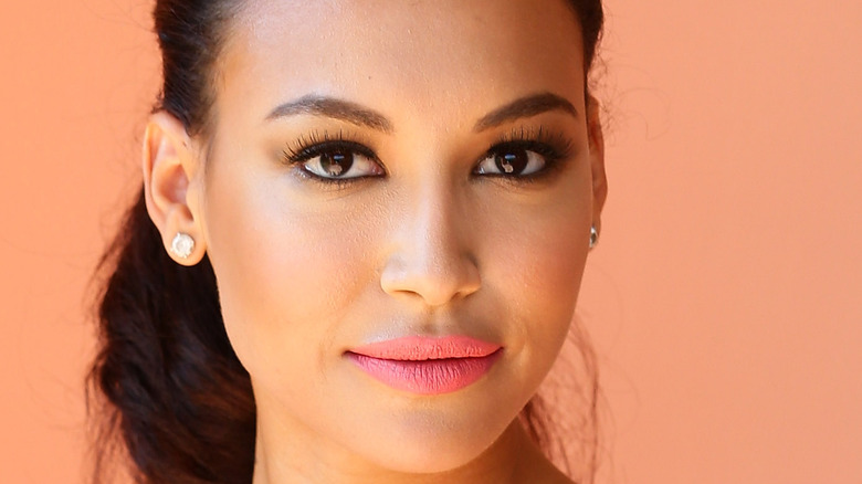 Naya Rivera poses on the red carpet