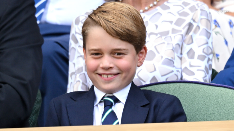 Prince George at the All England Lawn Tennis and Croquet Club in 2022