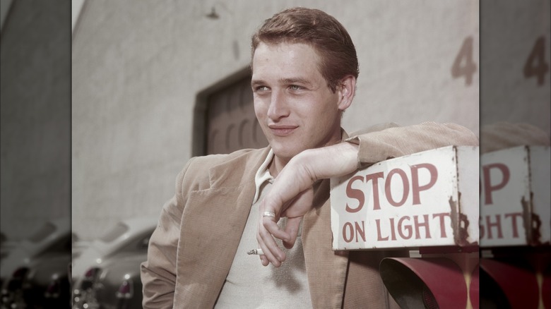 Paul Newman poses for a publicity photo