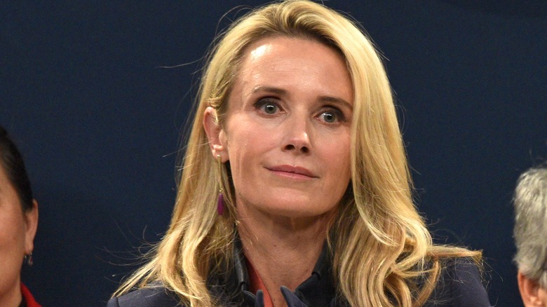 Jennifer Siebel Newsom looking