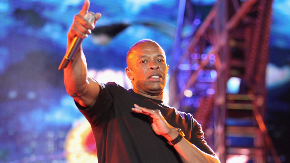 Dr. Dre performing onstage