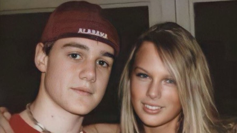 Taylor Swift with late friend Jeffrey Lang