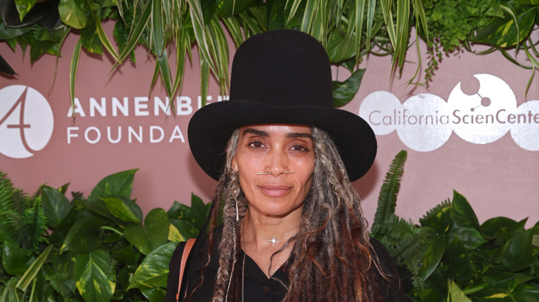 Lisa Bonet posing at an event at The California Science Center