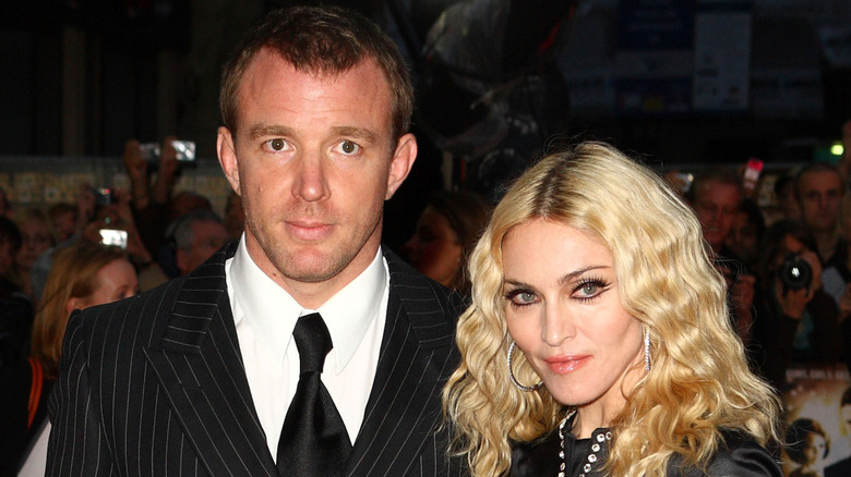 Guy Ritchie and Madonna attend the world premiere of RocknRolla at Odeon West End on September 1, 2008 in London, England (2008)