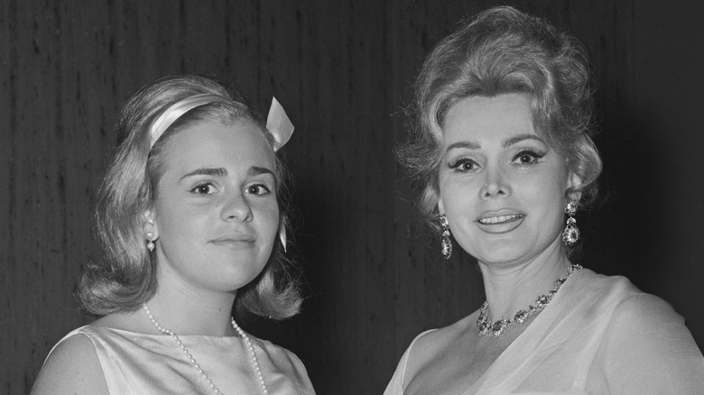 Francesca Hilton and Zsa Zsa Gabor