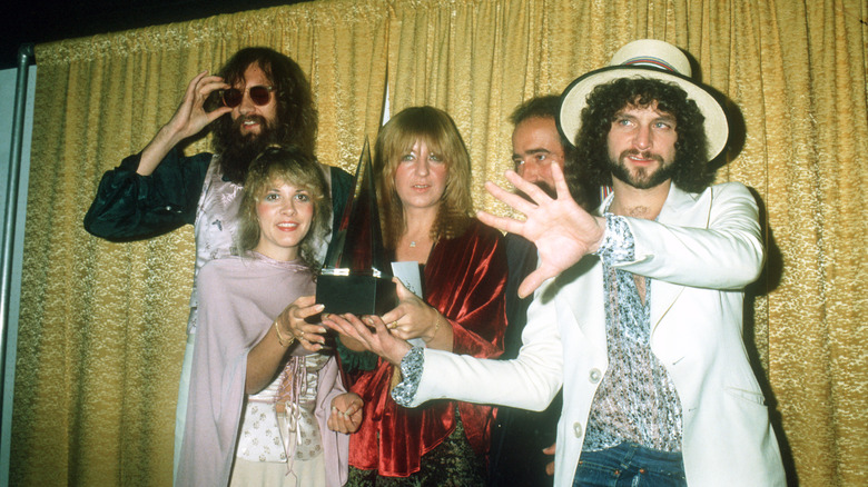 Fleetwood Mac posing in 1978
